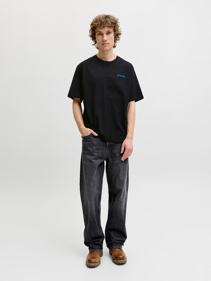 Jjlemon Tee Ss Crew Neck - Zwart