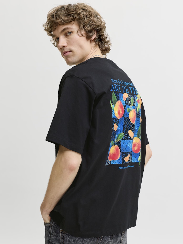 Jjlemon Tee Ss Crew Neck - Zwart