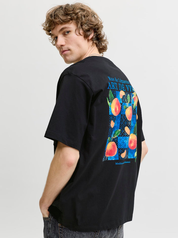 Jjlemon Tee Ss Crew Neck - Zwart