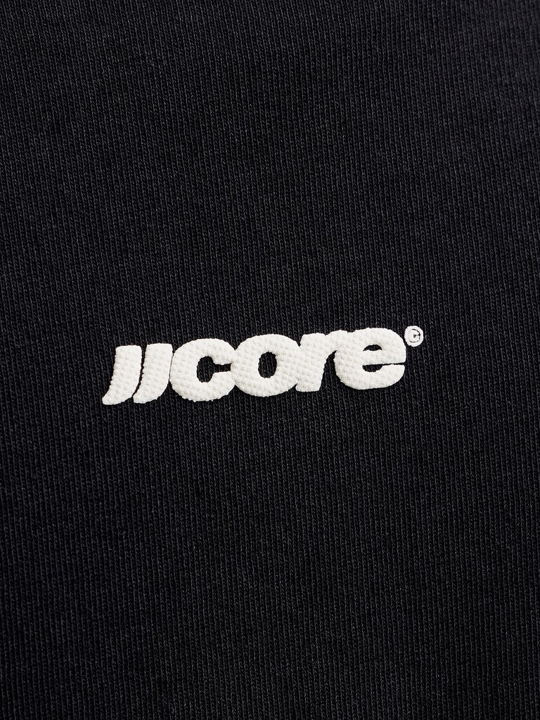 Jcoclub Back Script Tee Ss Crew Neck Sn - Zwart