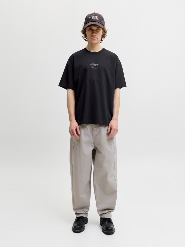 Jjebarron Studio Tee Ss - Zwart