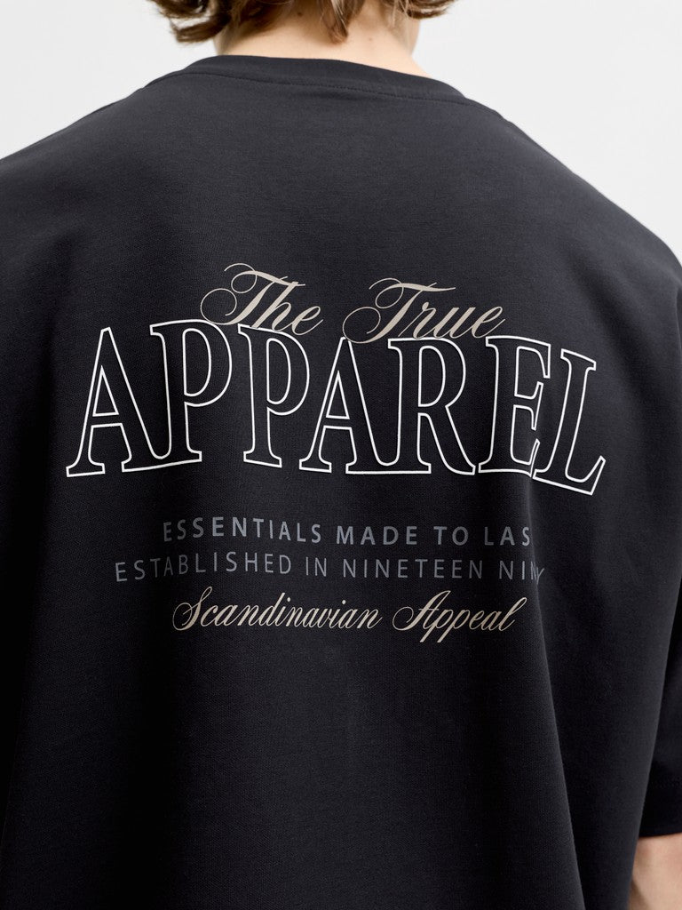 Jjebarron Studio Tee Ss - Zwart