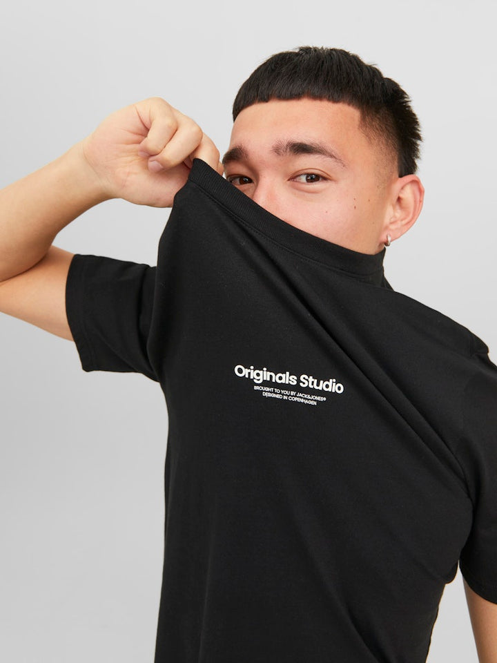 Jorvesterbro Tee Ss Crew Neck Noos - Zwart