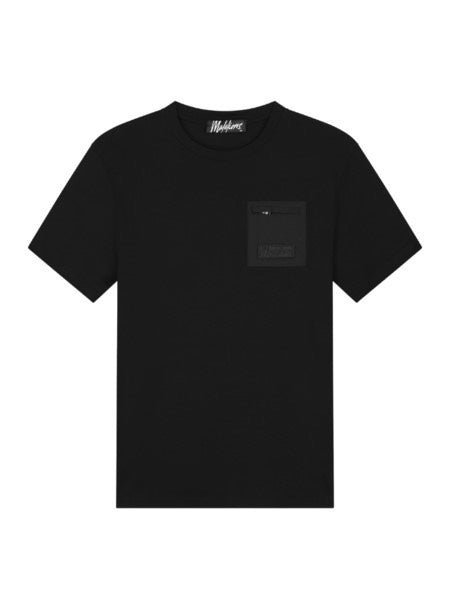 Nylon Pocket T-shirt - Zwart