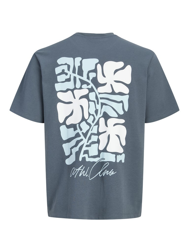 Jcoabstract Flower Back Print Tee - Grijs