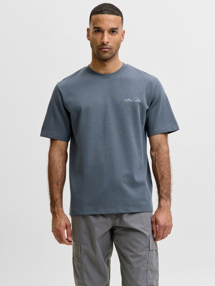 Jcoabstract Flower Back Print Tee - Grijs