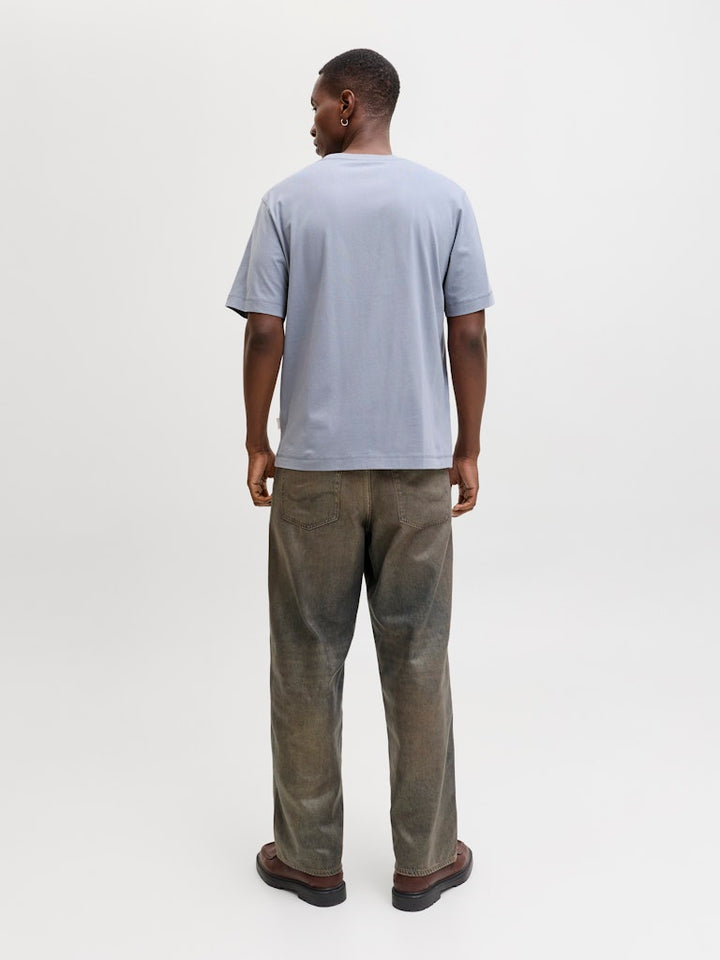 Jornorrebro Emb Tee Ss Crew Neck Noos - Grijs