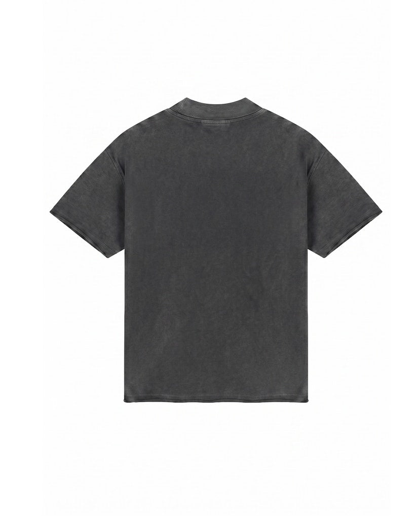 T- Shirt Heavy Weight Applice - Antraciet