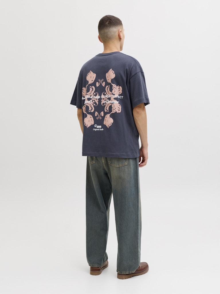 Jormontauk Back Graphic Tee Sscn Ea26 Sn - Antraciet
