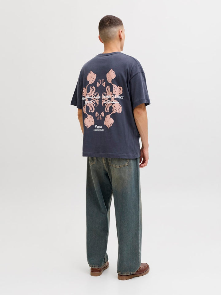 Jormontauk Back Graphic Tee Sscn Ea26 Sn - Antraciet