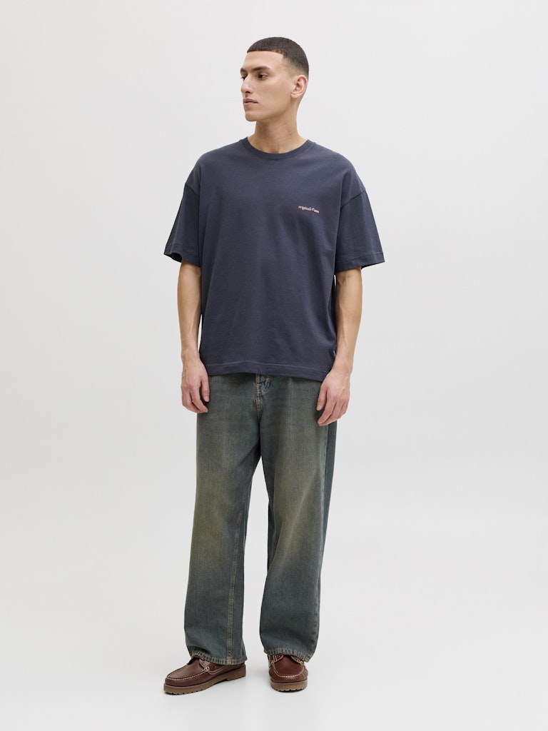 Jormontauk Back Graphic Tee Sscn Ea26 Sn - Antraciet