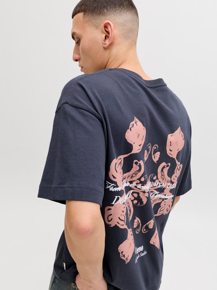 Jormontauk Back Graphic Tee Sscn Ea26 Sn - Antraciet