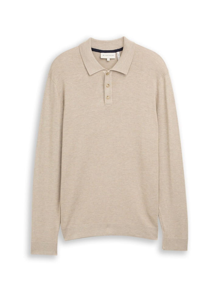 Polo L/s - Beige