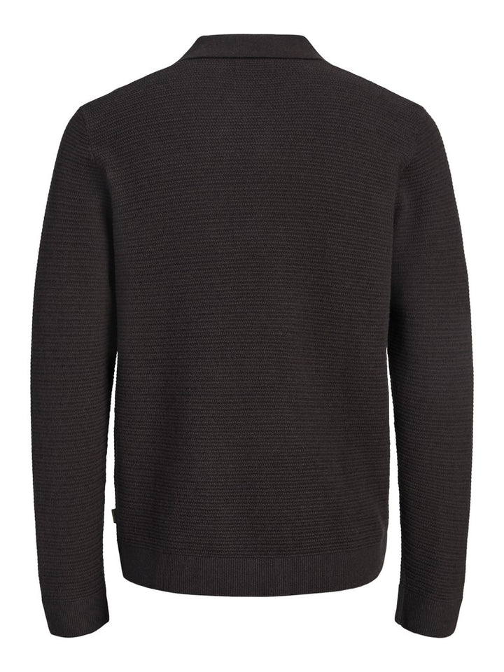 Jprbluriley Knit Polo Ls - Bruin