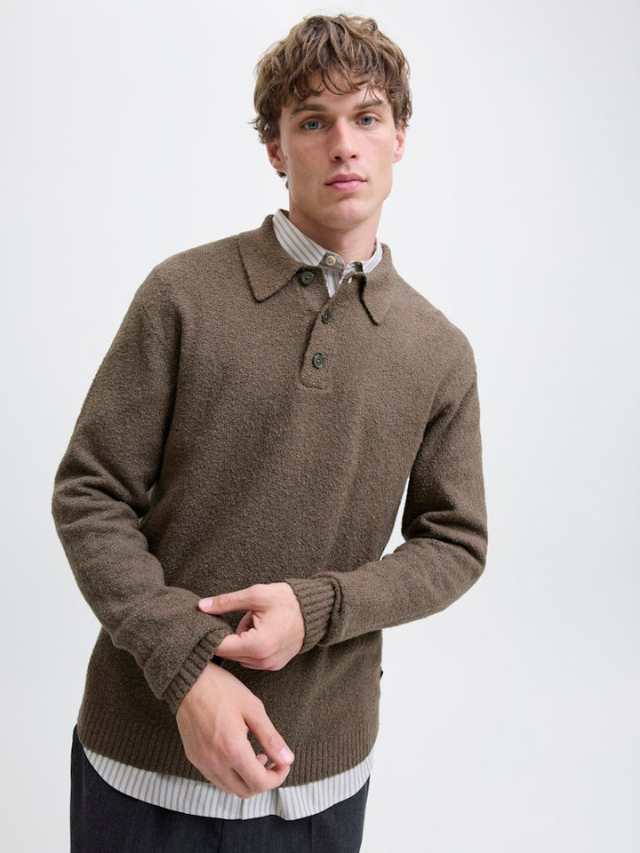 Jprblamaverick Knit Pack Bf Ln - Taupe