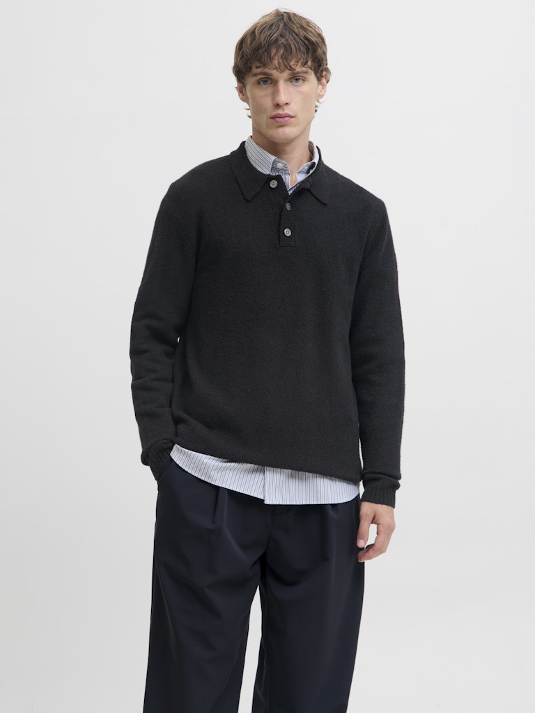 Jprblamaverick Knit Pack Bf Ln - Zwart