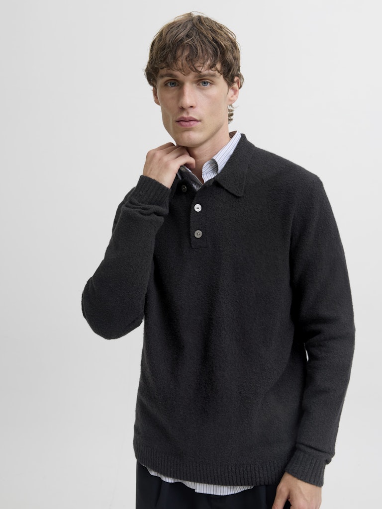 Jprblamaverick Knit Pack Bf Ln - Zwart