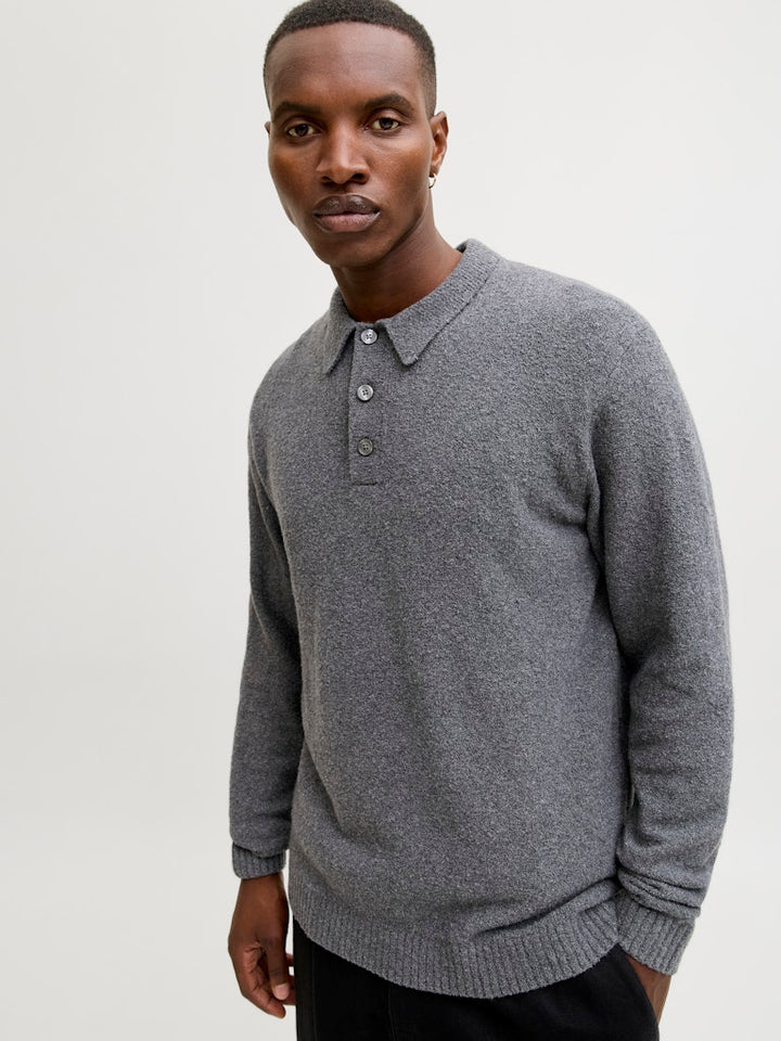 Jprblamaverick Knit Pack Bf Ln - Grijs Melee