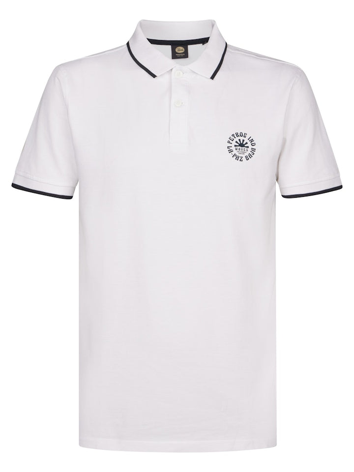 Men Polo Short Sleeve - Wit