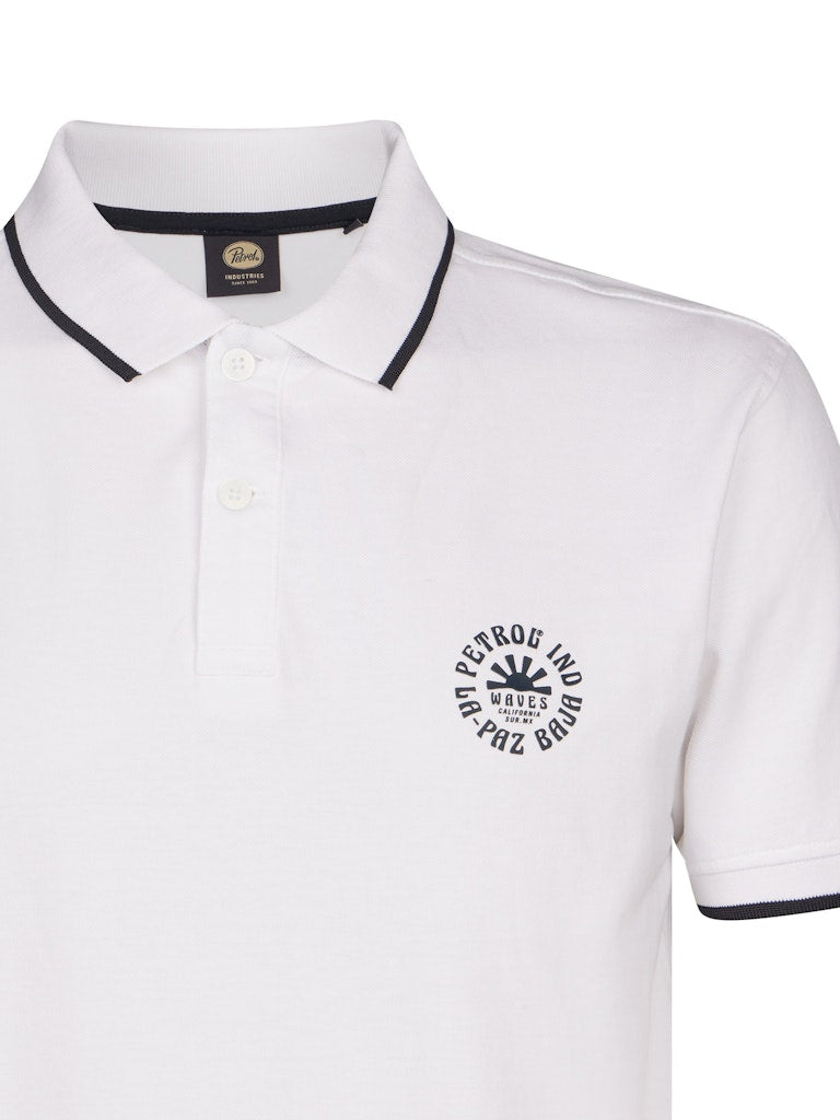 Men Polo Short Sleeve - Wit