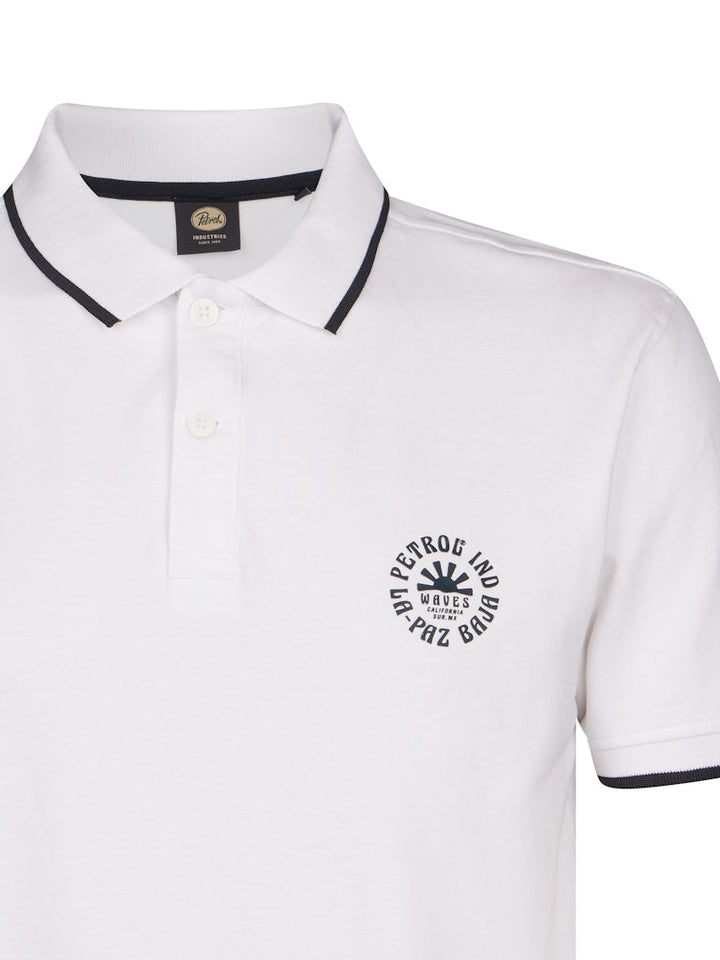 Men Polo Short Sleeve - Wit