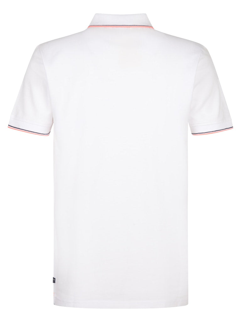 Men Polo Short Sleeve - Wit
