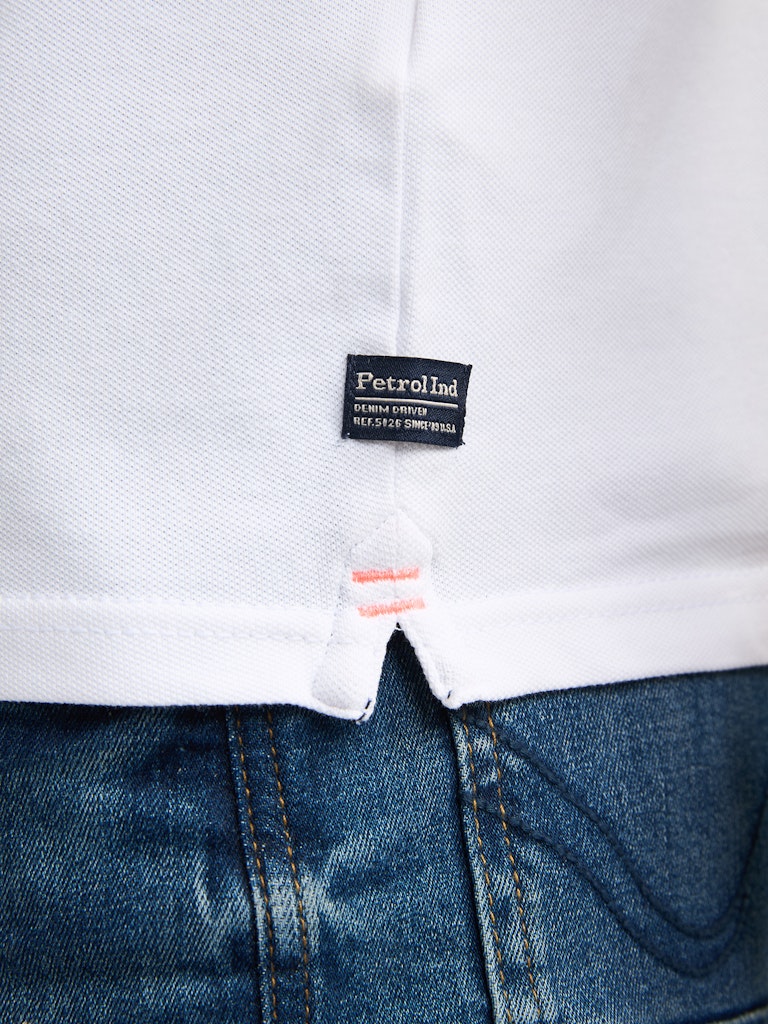 Men Polo Short Sleeve - Wit