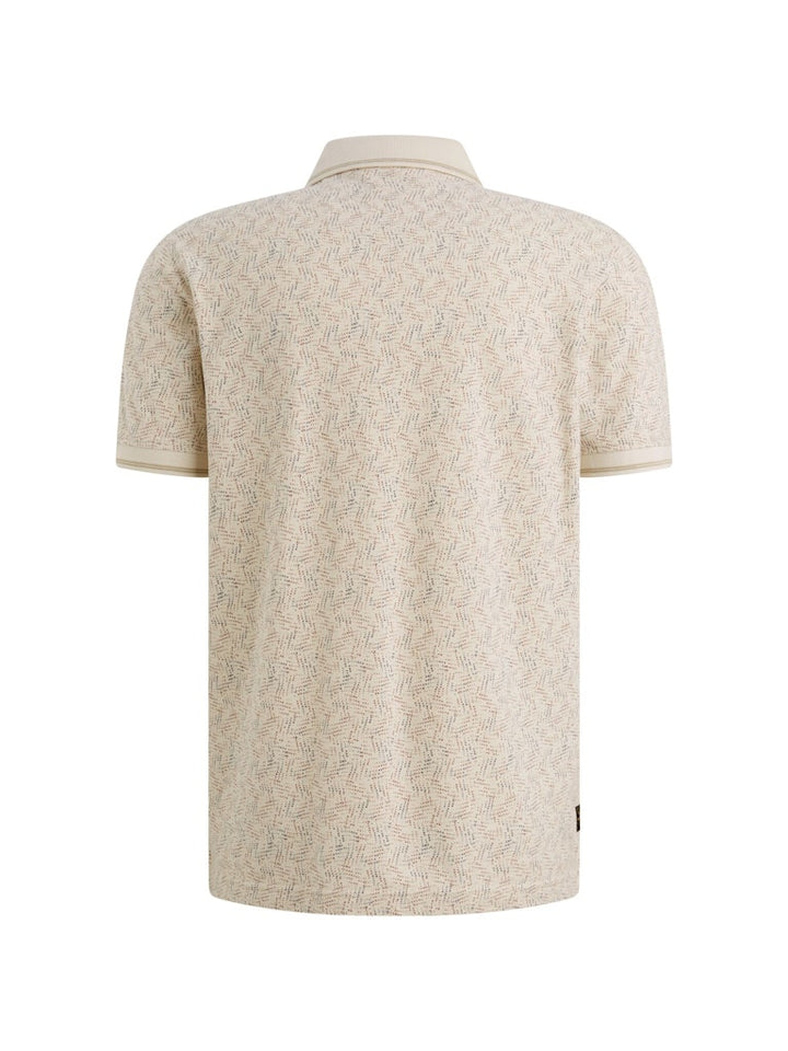 Short Sleeve Polo Fine Pique All O - Off-white