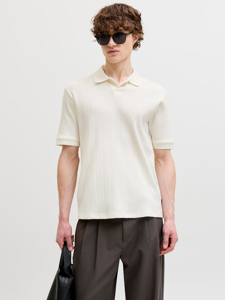 Jprblahenry Ss Polo Styd - Off-white