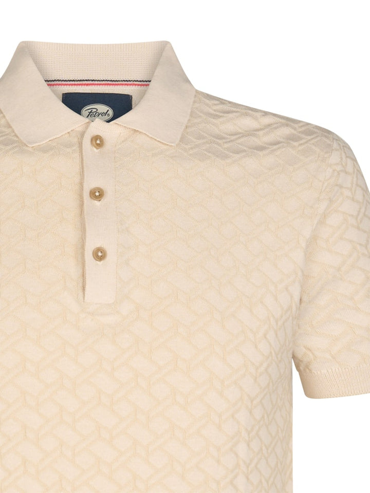 Men Knitwear Polo - Zand