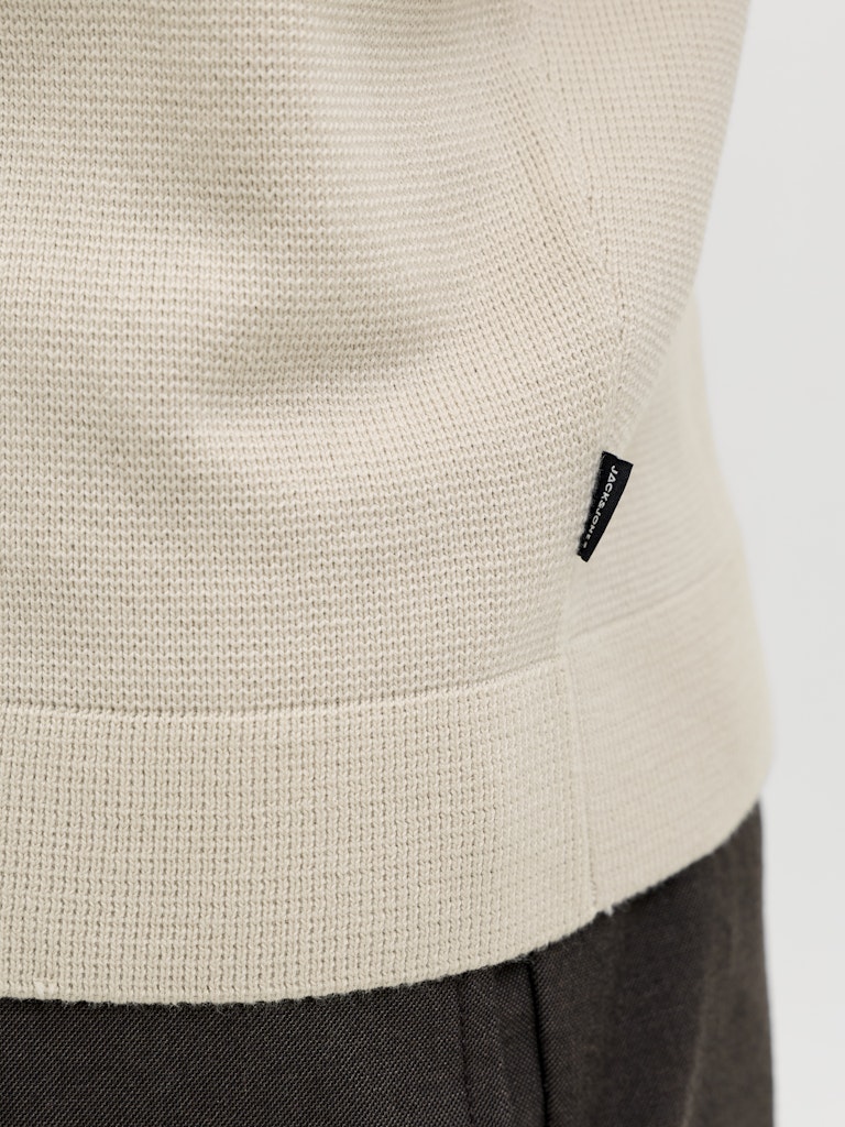 Jprblamilano Spring Split Neck Ss Sn - Zand