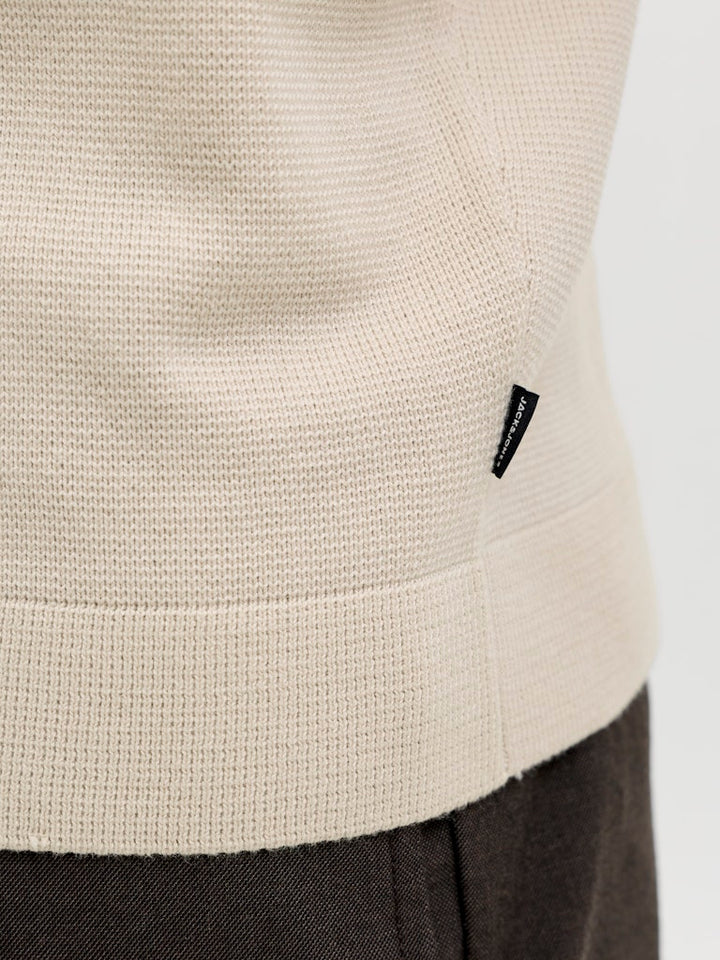 Jprblamilano Spring Split Neck Ss Sn - Zand