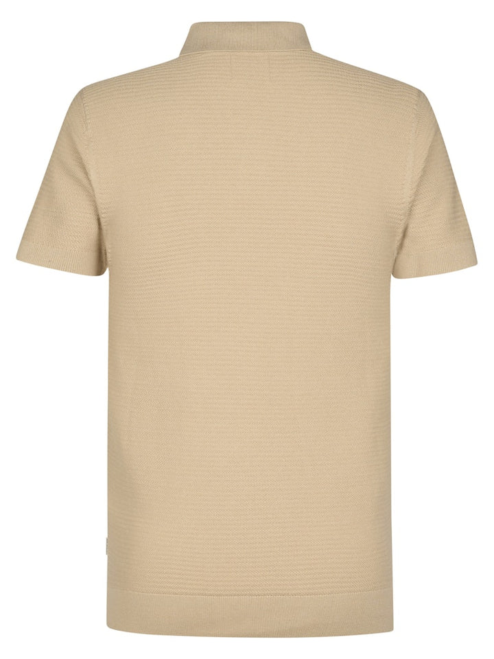 Men Knitwear Polo - Zand