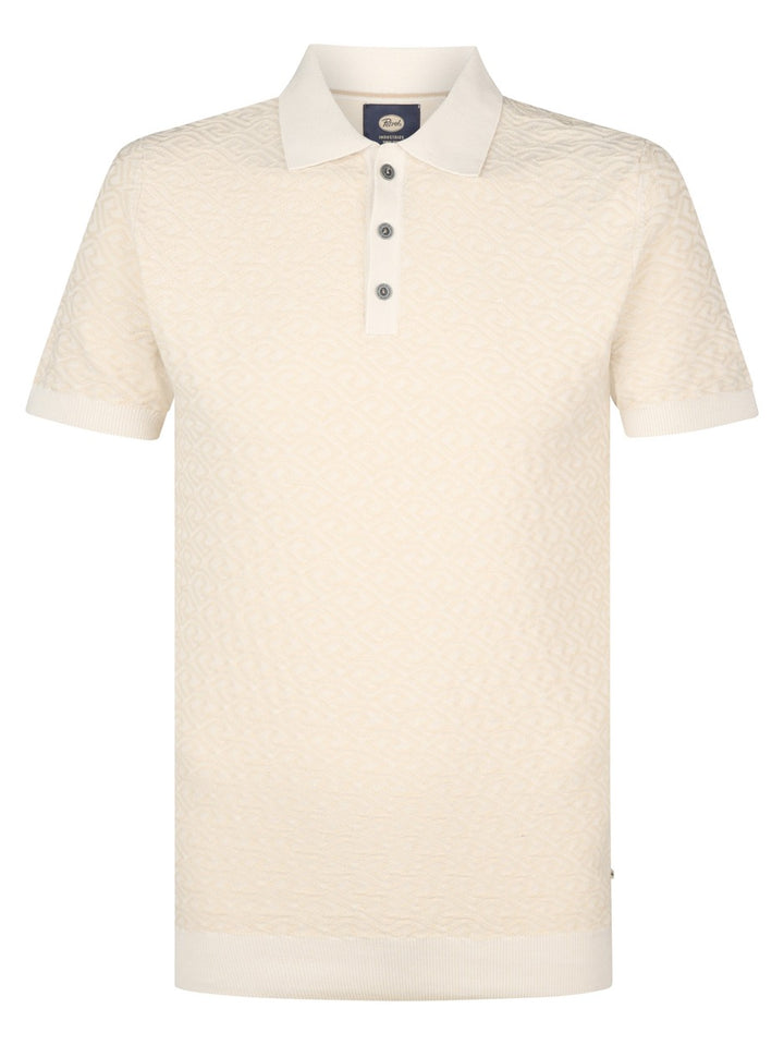 Men Knitwear Polo - Beige