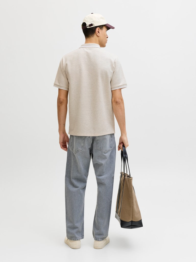 Jjeaustin Polo Ss Noos - Beige