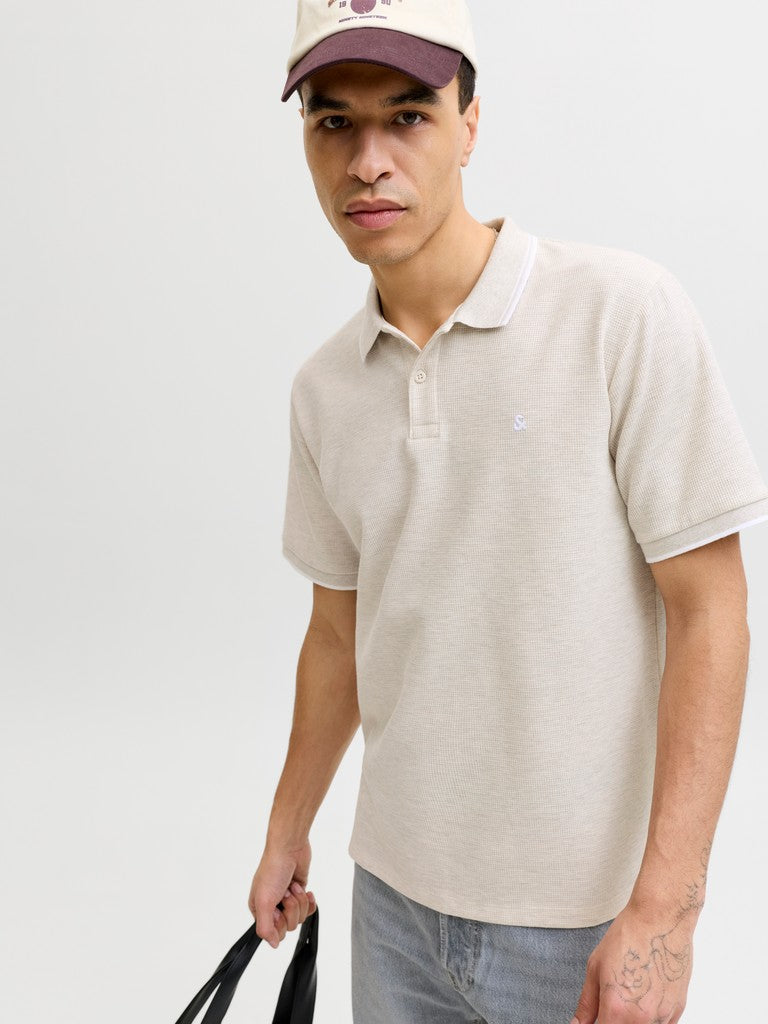 Jjeaustin Polo Ss Noos - Beige