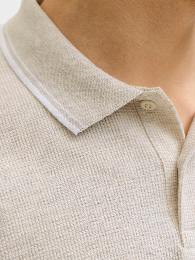 Jjeaustin Polo Ss Noos - Beige