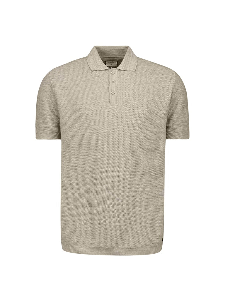 Pullover Short Sleeve  Polo - Beige