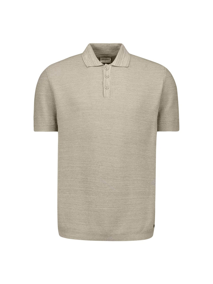 Pullover Short Sleeve  Polo - Beige