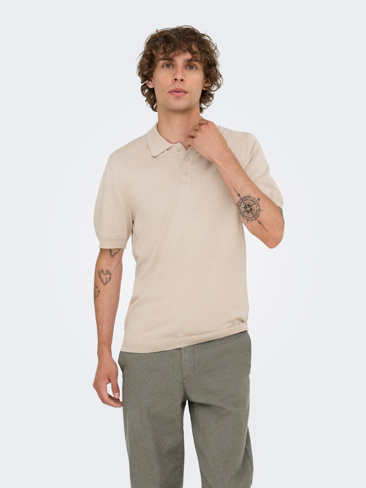 Onswyler Life Ss Polo Knit - Kit