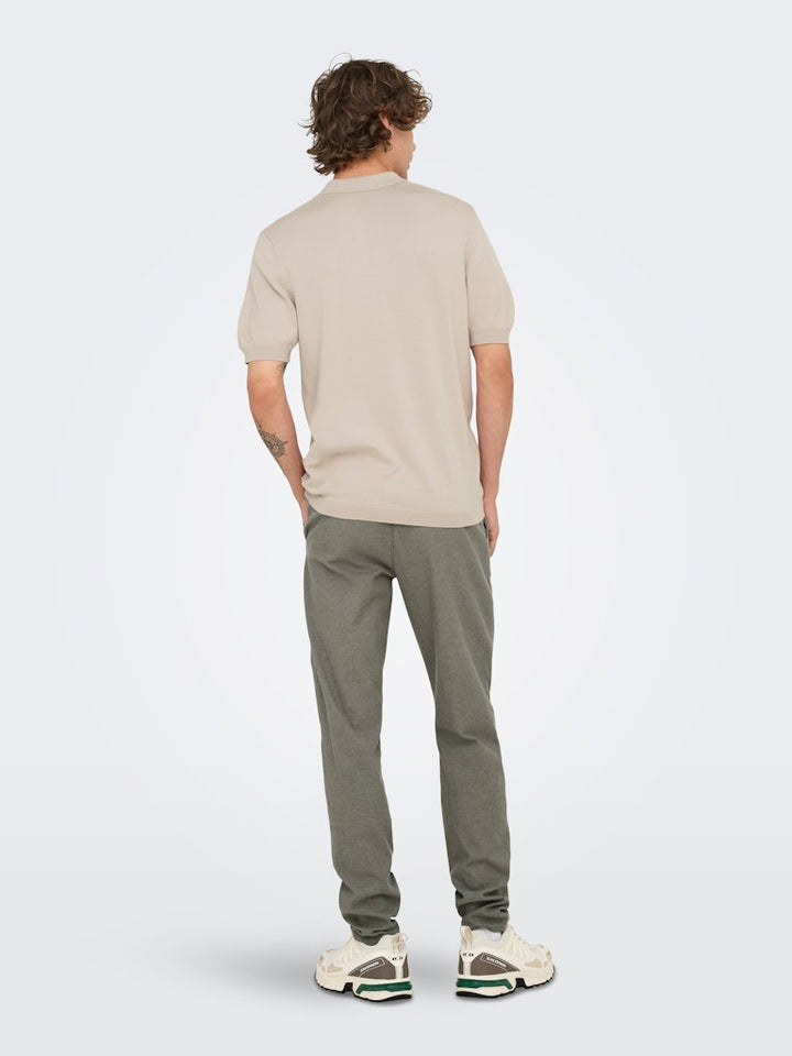 Onswyler Life Ss Polo Knit - Kit