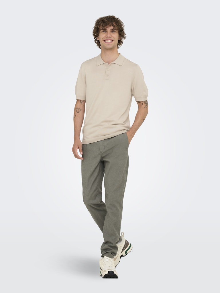 Onswyler Life Ss Polo Knit - Kit