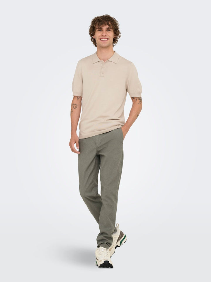 Onswyler Life Ss Polo Knit - Kit