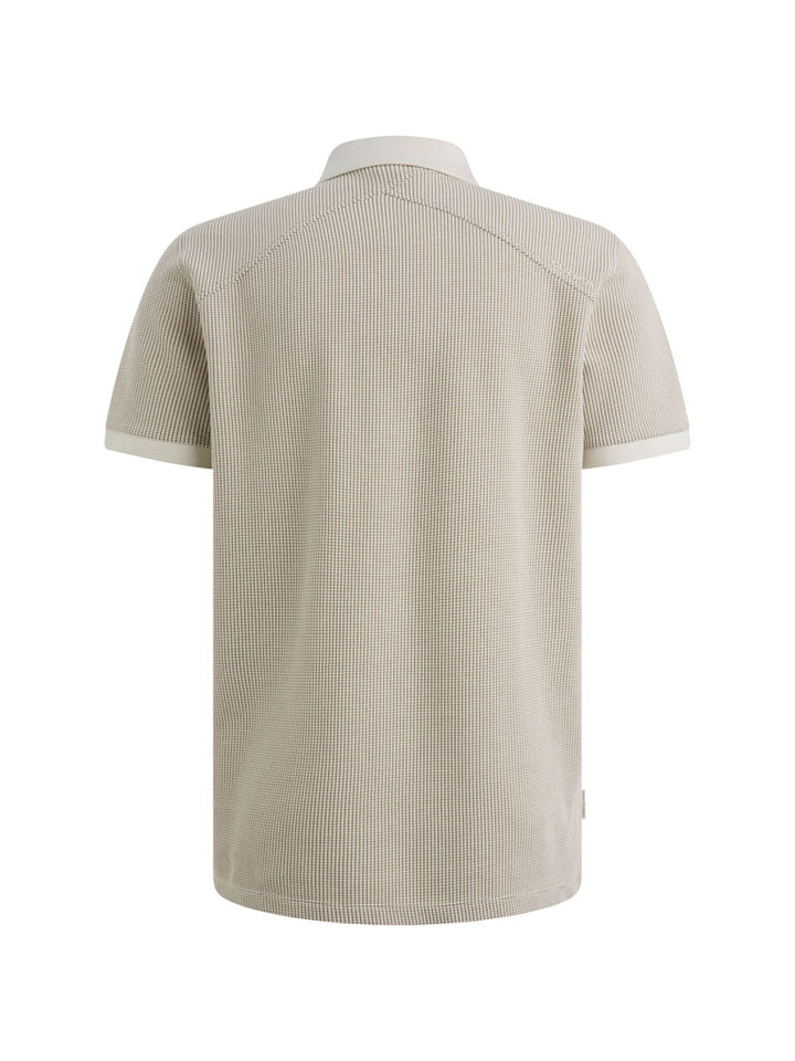 Short Sleeve R-neck Regular Fit Tw - Ecru Dessin