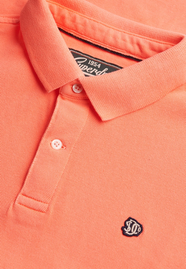Pique Polo - Neon Oranje