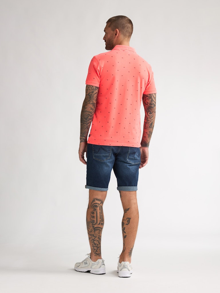 Men Polo Short Sleeve - Neon Oranje