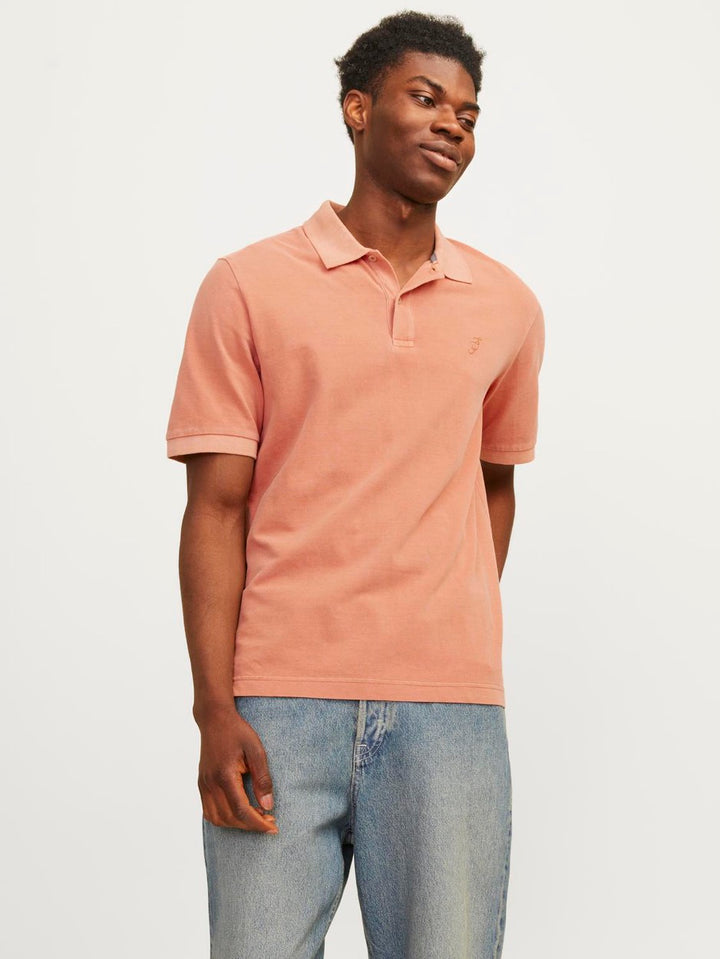 Jprbluwilliam Wash Ss Polo Sn - Oranje