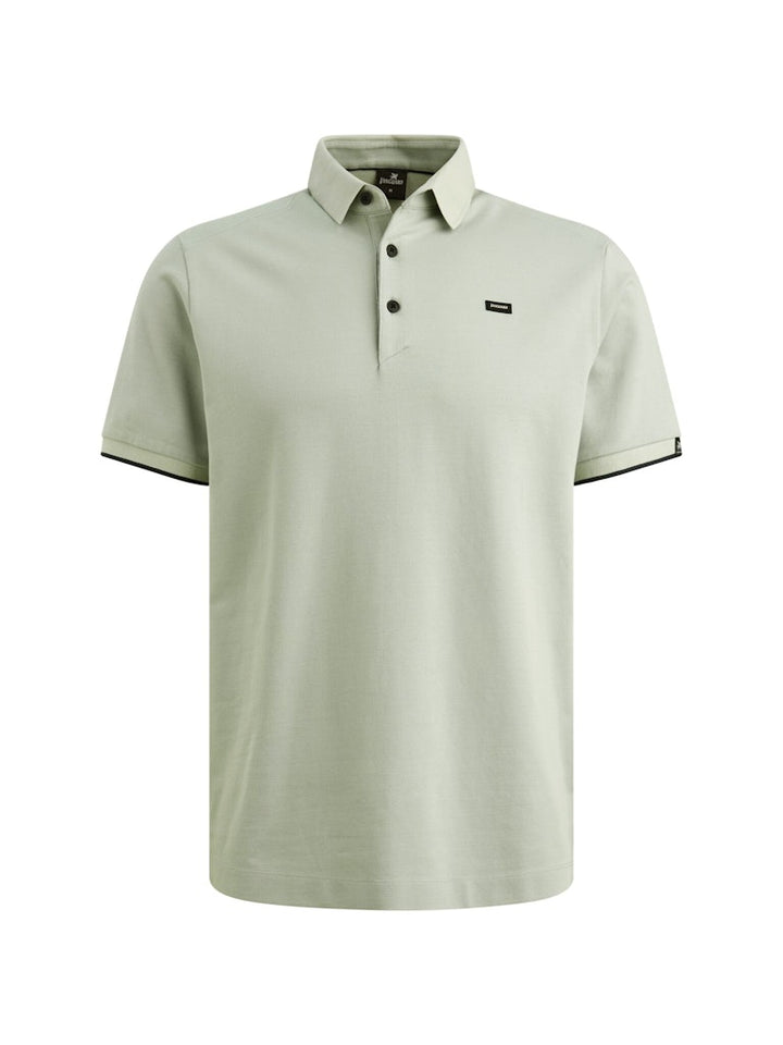 Short Sleeve Polo Pique Blend Gent - Mint