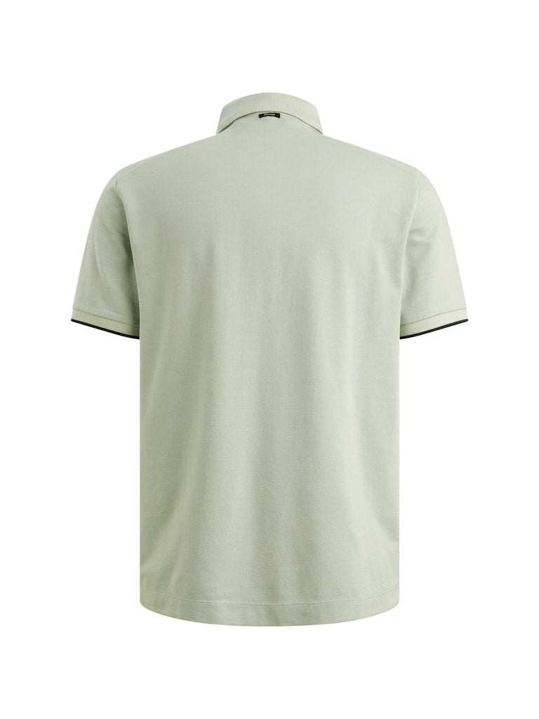 Short Sleeve Polo Pique Blend Gent - Mint
