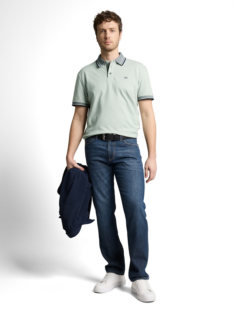Printed Polo - Mint